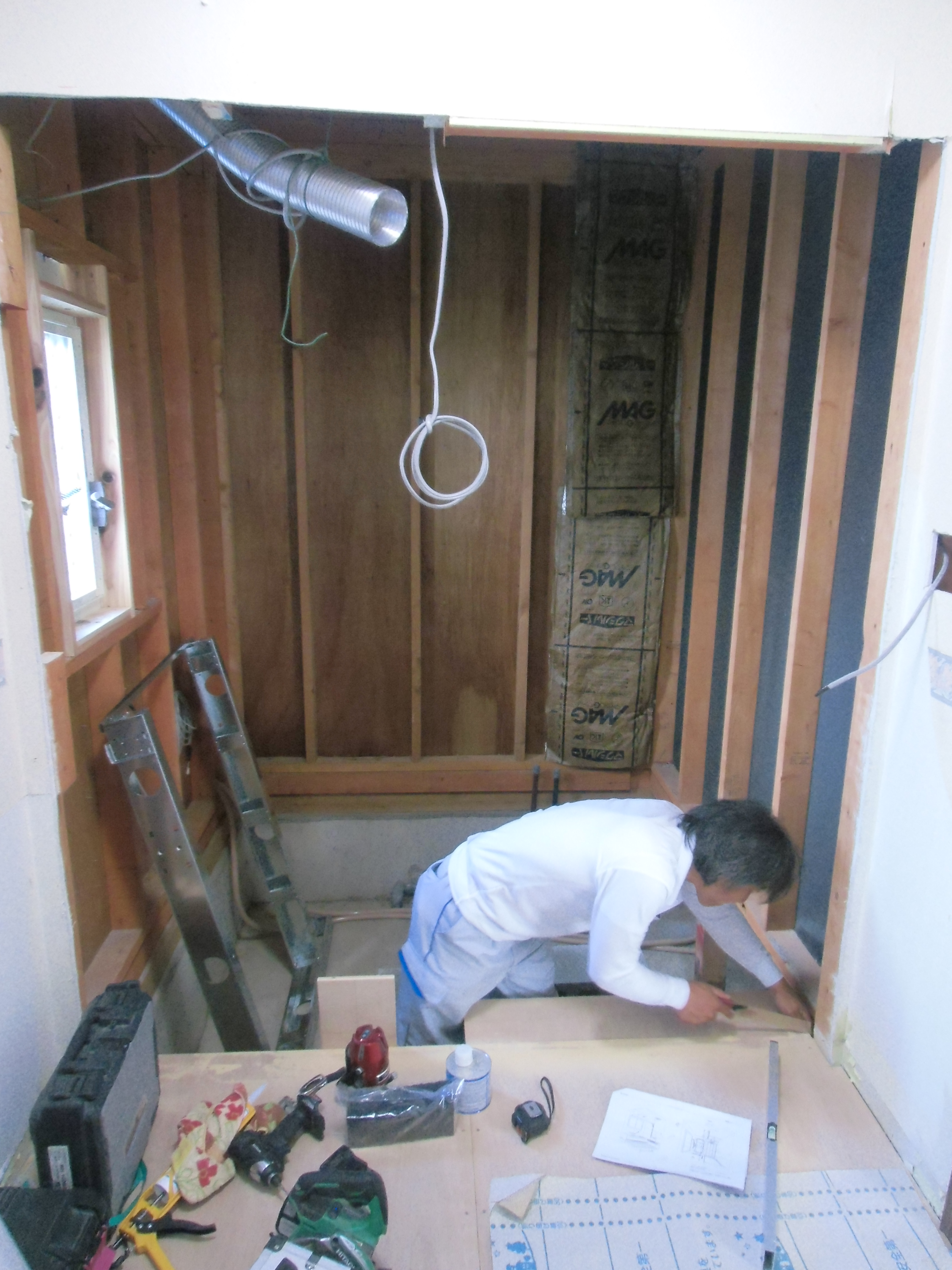 t様施工中1 t様施工中1