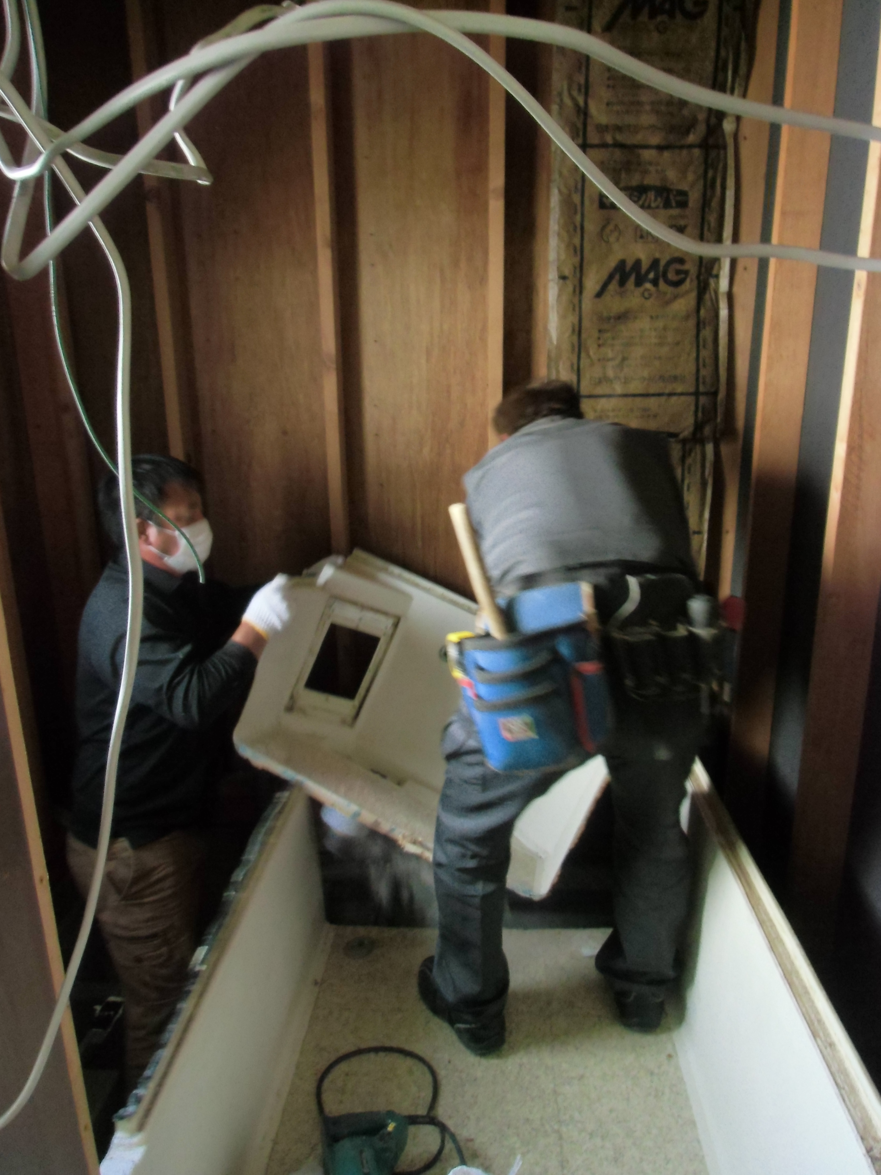 t様施工中2 t様施工中2